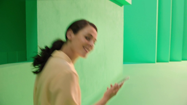 Video Reference: Smile, Green, Gesture, Happy, Art, T-shirt, Event, Fun, Leisure, Wrist