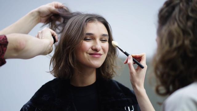 Video Reference: Hair, Skin, Lip, Hand, Hairstyle, Lipstick, Eyebrow, Smile, Eyelash, Fashion