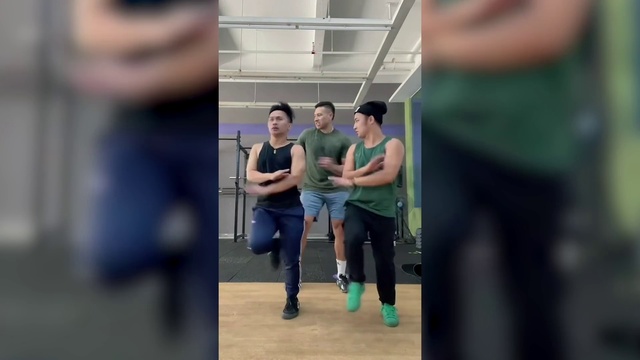 Video Reference: Gesture, Leisure, Knee, Electric blue, Elbow, Recreation, Denim, Sitting, Fun, Advertising