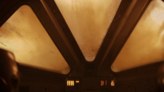 Video Reference: Brown, Amber, Wood, Sky, Triangle, Tints and shades, Automotive lighting, Font, Symmetry, Ceiling