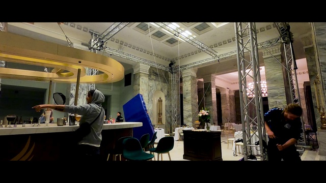 Video Reference: Table, Building, Lighting, Interior design, Houseplant, Flowerpot, Plant, Chair, Ceiling, Automotive design