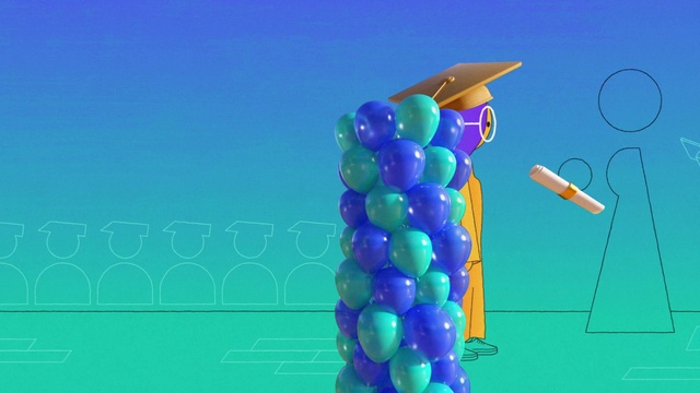 Video Reference: Sky, Gas, Font, Electric blue, Circle, Balloon, Games, Animation, Illustration, Fun