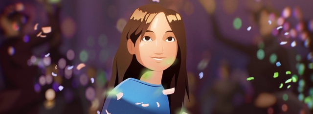 Video Reference: Cheek, Eyebrow, Eye, Happy, Cartoon, Gesture, Cool, Black hair, Brown hair, Fun