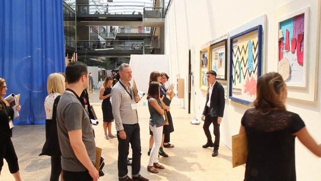 Video Reference: City, Street fashion, Picture frame, Art, Event, Leisure, Crowd, Curtain, Automotive design, Luggage and bags