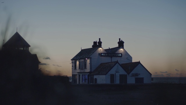 Video Reference: Sky, Atmosphere, Window, Cloud, House, Building, Tints and shades, Dusk, Roof, Landscape