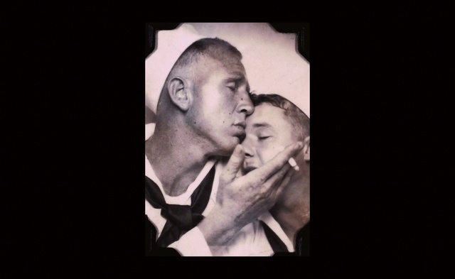 Video Reference: Flash photography, Kiss, Gesture, Font, Movie, Entertainment, Happy, Event, Monochrome photography, Tie