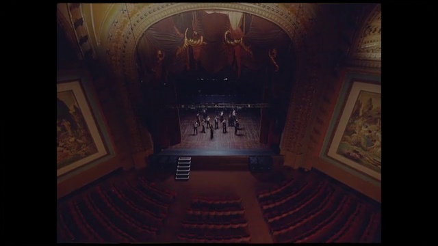 Video Reference: Entertainment, Art, Symmetry, Hall, Darkness, Event, Performing arts center, Ceiling, Building, Music venue