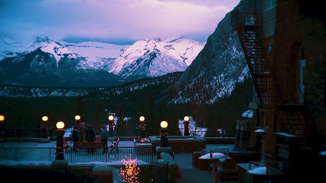 Video Reference: Sky, Mountain, Cloud, Snow, Light, World, Natural landscape, Chair, Entertainment, Mountainous landforms