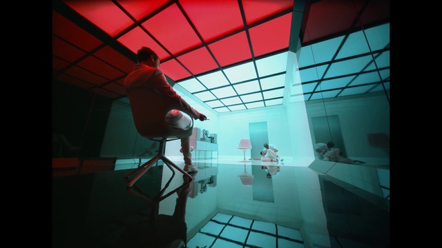 Video Reference: Architecture, Art, Automotive design, Tints and shades, Magenta, Space, Symmetry, Chair, Event, Ceiling