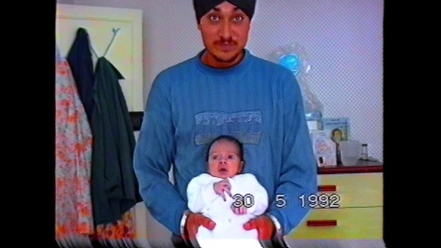 Video Reference: Mouth, Sleeve, Baby, T-shirt, Beard, Toddler, Baby & toddler clothing, Fun, Event, Baseball cap