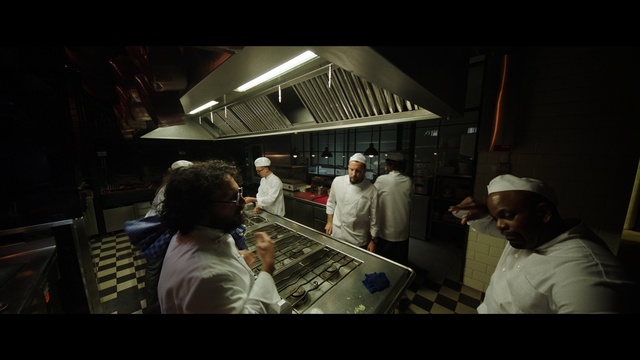 Video Reference: Flash photography, Chef, Cooking, Event, Metal, Eyewear, Hat, Darkness, Cook, City