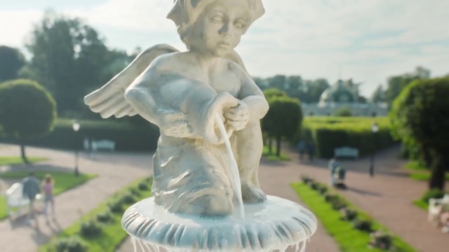 Video Reference: Sky, Daytime, Plant, Cloud, Sculpture, Statue, Temple, Tree, Architecture, Public space