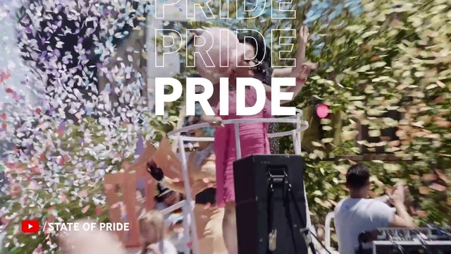 Video Reference: Pink, Plant, Woody plant, Fun, Leisure, Crowd, Event, Magenta, Font, City