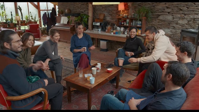 Video Reference: Table, Furniture, Plant, Human, Houseplant, Wood, Sharing, Interaction, Leisure, Chair