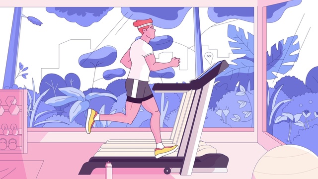 Video Reference: Art, Cartoon, Leisure, Knee, Painting, Font, Illustration, Recreation, Electric blue, Graphics