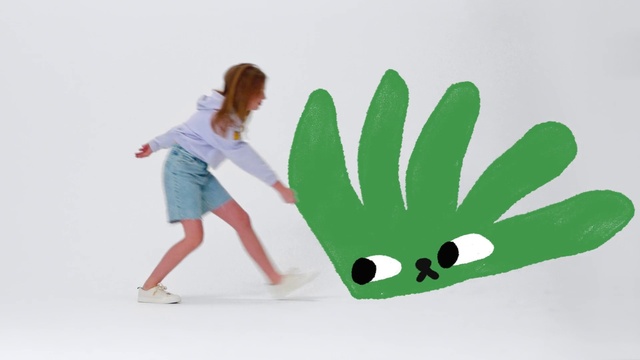 Video Reference: Arm, People in nature, Sleeve, Gesture, Happy, Thumb, Font, Elbow, Leisure, Grass