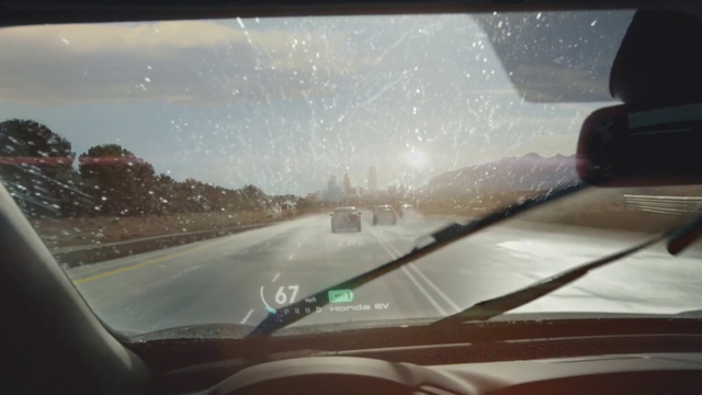 Video Reference: Sky, Atmosphere, Car, Automotive lighting, Vehicle, Hood, Motor vehicle, Automotive mirror, Automotive design, Windscreen wiper