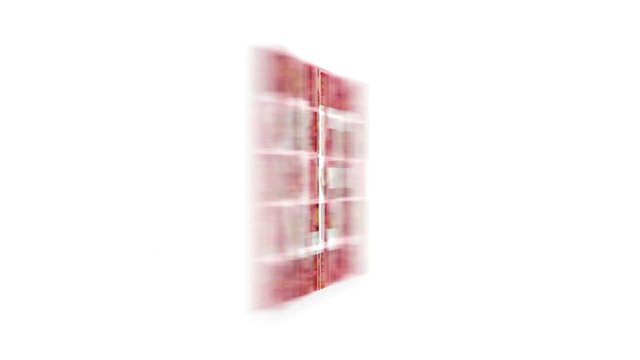 Video Reference: abstract, blurred, red, rectangle, white background, minimal, motion blur, isolated, design