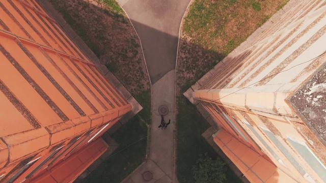 Video Reference: Brown, Leaf, Wood, Road surface, Tints and shades, Facade, Flooring, Roof, Landscape, Pattern