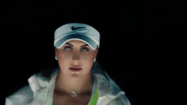 Video Reference: Lip, Cap, Eyelash, Flash photography, Headpiece, Bridal accessory, Electric blue, Fashion design, Jewellery, Fashion accessory