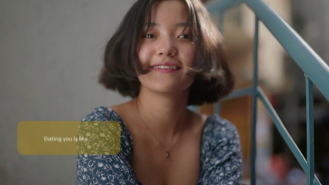 Video Reference: Forehead, Cheek, Smile, Chin, Eyebrow, Shoulder, Neck, Iris, Happy, Eyelash