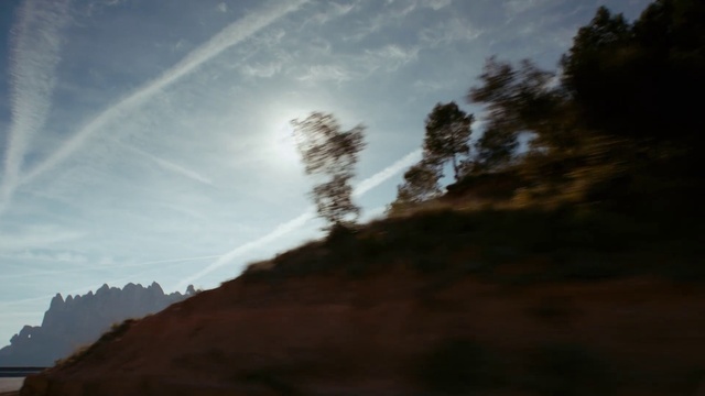 Video Reference: Cloud, Sky, Plant, Natural landscape, Highland, Mountain, Tree, Slope, Cumulus, Mountainous landforms