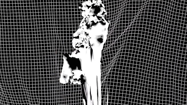 Video Reference: White, Organism, Mesh, Style, Black-and-white, Line, Font, Art, Felidae, Terrestrial animal