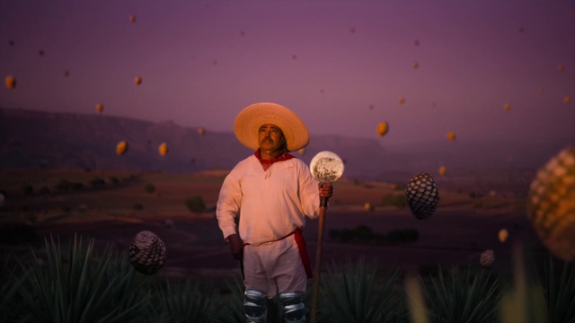 Video Reference: Sky, Atmosphere, Ecoregion, Plant, Natural environment, Flash photography, Dusk, People in nature, Sunset, Balloon