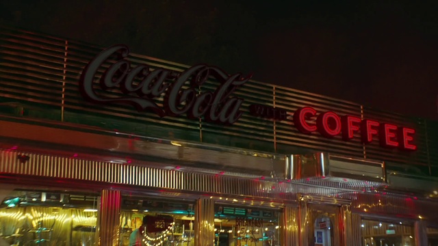 Video Reference: Building, Architecture, Electricity, City, Metropolitan area, Facade, Electronic signage, Neon, Urban area, Font