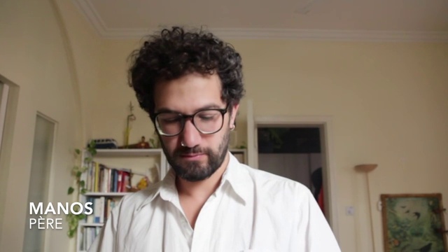 Video Reference: Forehead, Glasses, Eyebrow, Vision care, Beard, Dress shirt, Jaw, Picture frame, Facial hair, Eyewear