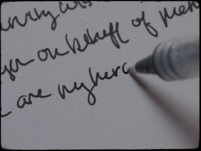 Video Reference: Handwriting, Font, Rectangle, Writing, Paper product, Paper, Whiteboard, Event, Ink, Stationery