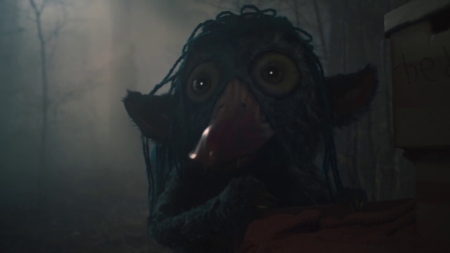 Video Reference: Jaw, Carnivore, Fawn, Flash photography, Whiskers, Dog breed, Snout, Fang, Terrestrial animal, Art