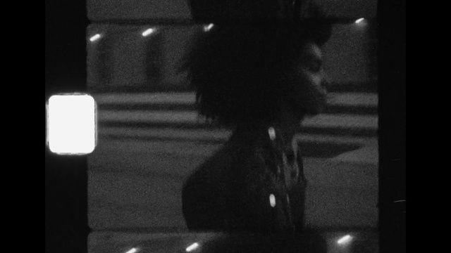 Video Reference: Automotive lighting, Flash photography, Black-and-white, Tints and shades, Midnight, Hat, Monochrome photography, Monochrome, Darkness, Eyewear