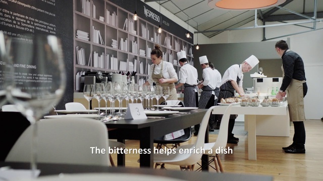 Video Reference: Furniture, White, Table, Automotive design, Sleeve, Eyewear, Chair, Chef, Event, Hat