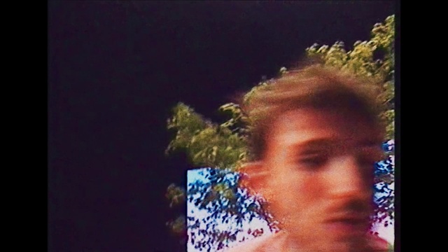 Video Reference: Eyebrow, Eyelash, Jaw, Rectangle, Beard, Tints and shades, Art, Display device, Electric blue, Fun