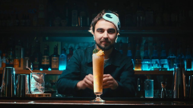 Video Reference: Tableware, Beard, Alcoholic beverage, Drinkware, Drink, Barware, Facial hair, Eyewear, Alcohol, Distilled beverage