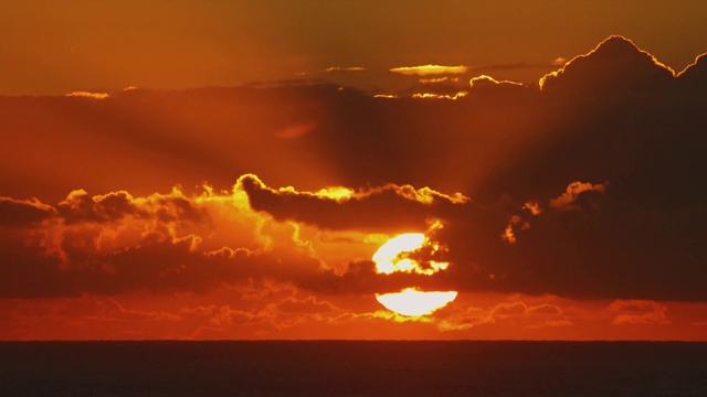 Video Reference: Cloud, Sky, Atmosphere, Ecoregion, Afterglow, Water, Amber, Orange, Dusk, Natural landscape