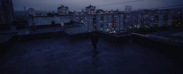 Video Reference: Building, Sky, Cloud, City, Dusk, Urban design, Road surface, Roof, Horizon, Facade