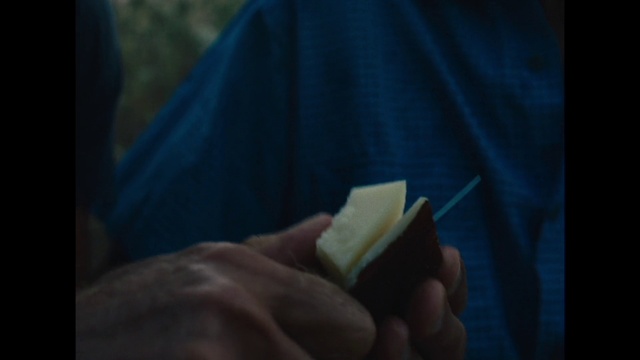 Video Reference: Hand, Food, Finger, Recipe, Wood, Thumb, Tints and shades, Cuisine, Wrist, Nail