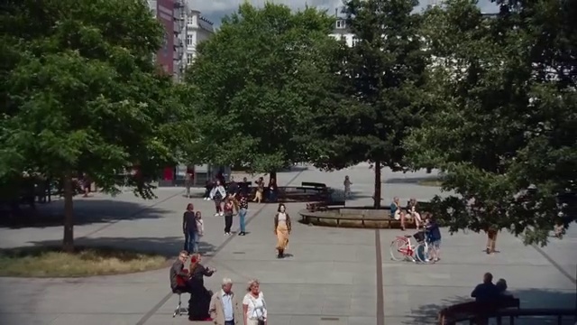 Video Reference: Plant, Building, Tree, Road surface, Urban design, Leisure, Travel, City, Recreation, Sidewalk