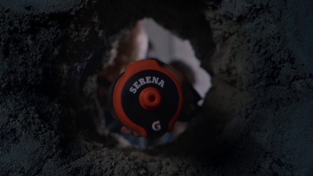 Video Reference: Gas, Geological phenomenon, Flash photography, Circle, Formation, Bedrock, Tunnel, Font, Recreation, Automotive wheel system