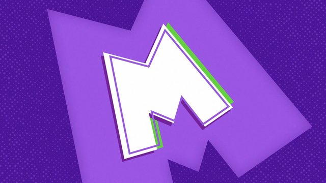 Video Reference: abstract, graphic, purple, geometric, letter, logo, background, pattern, white, green, modern, design