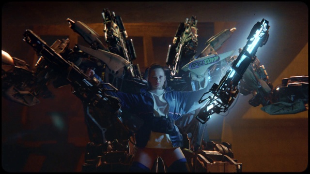 Video Reference: Human body, Cg artwork, Mecha, Event, Space, Machine, Electric blue, Darkness, Art, Entertainment