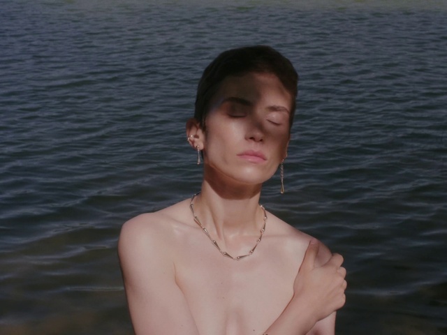 Video Reference: Water, Chin, Muscle, Neck, Flash photography, Jaw, Eyelash, Lake, Chest, Black hair