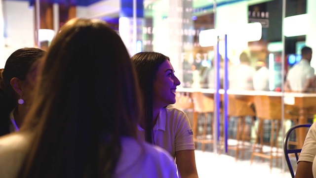 Video Reference: Purple, Street fashion, City, Fun, Leisure, Crowd, Magenta, Event, Street, Electric blue