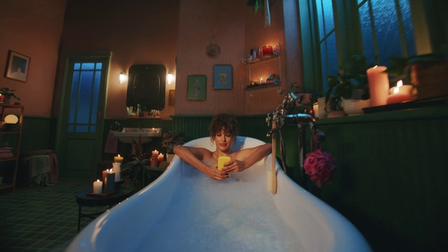 Video Reference: Flash photography, Dress, Textile, Lighting, Chair, Gown, Decoration, Lamp, Wedding dress, Flooring