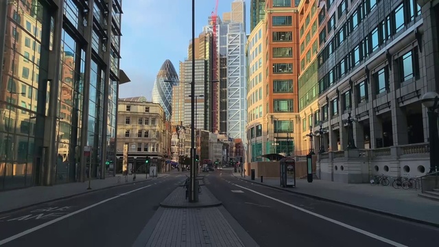 Video Reference: Building, Window, Skyscraper, Sky, Infrastructure, Road surface, Urban design, Neighbourhood, Thoroughfare, Tower block