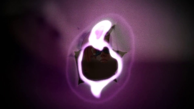 Video Reference: Head, Plant, Arm, Eye, Purple, Human body, Jaw, Flash photography, Gesture, Violet