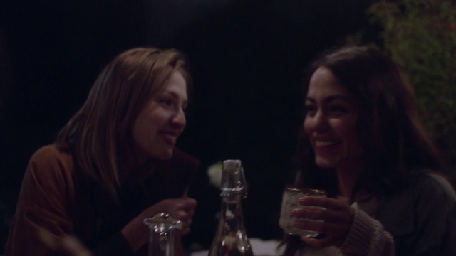 Video Reference: Tableware, Drinkware, Flash photography, Smile, Stemware, Alcoholic beverage, Fun, People, Drink, Event