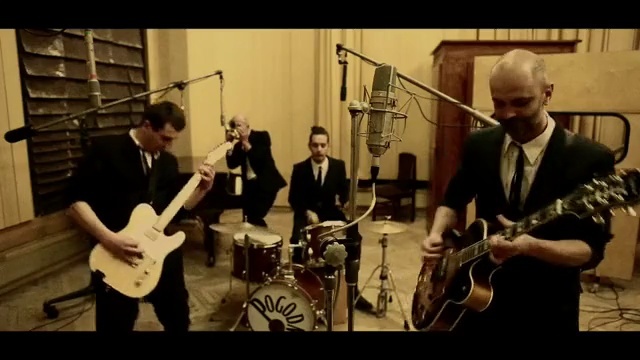 Video Reference: Clothing, Microphone, Musical instrument, Band plays, String instrument, String instrument, Guitar, Musician, Membranophone, Musical instrument accessory